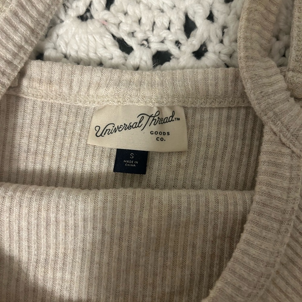 Universal Thread Ribbed Knit Cami Tank - Oatmeal - Picture 2 of 2